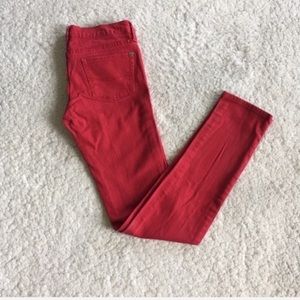 Bullhead Red Super Skinny Jeans 3
